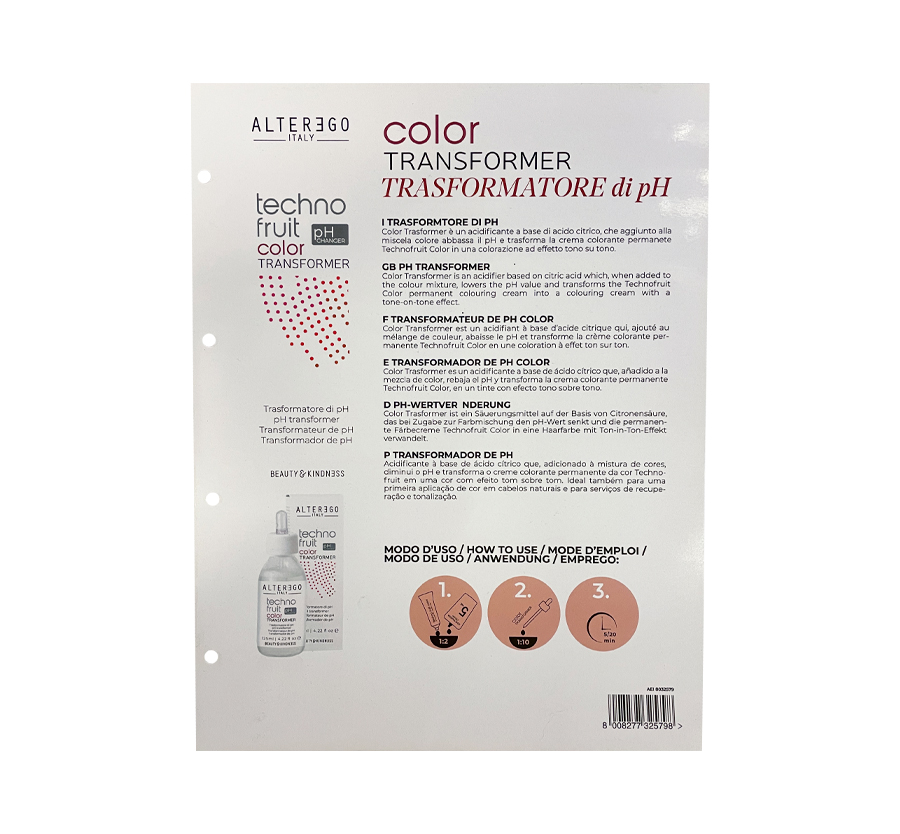 Product: Technofruit Color Transformer Color Chart Insert